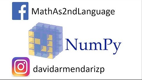 INTRODUCCIÓN A NUMPY (ndarrays) | PYTHON | DATA SCIENCE |