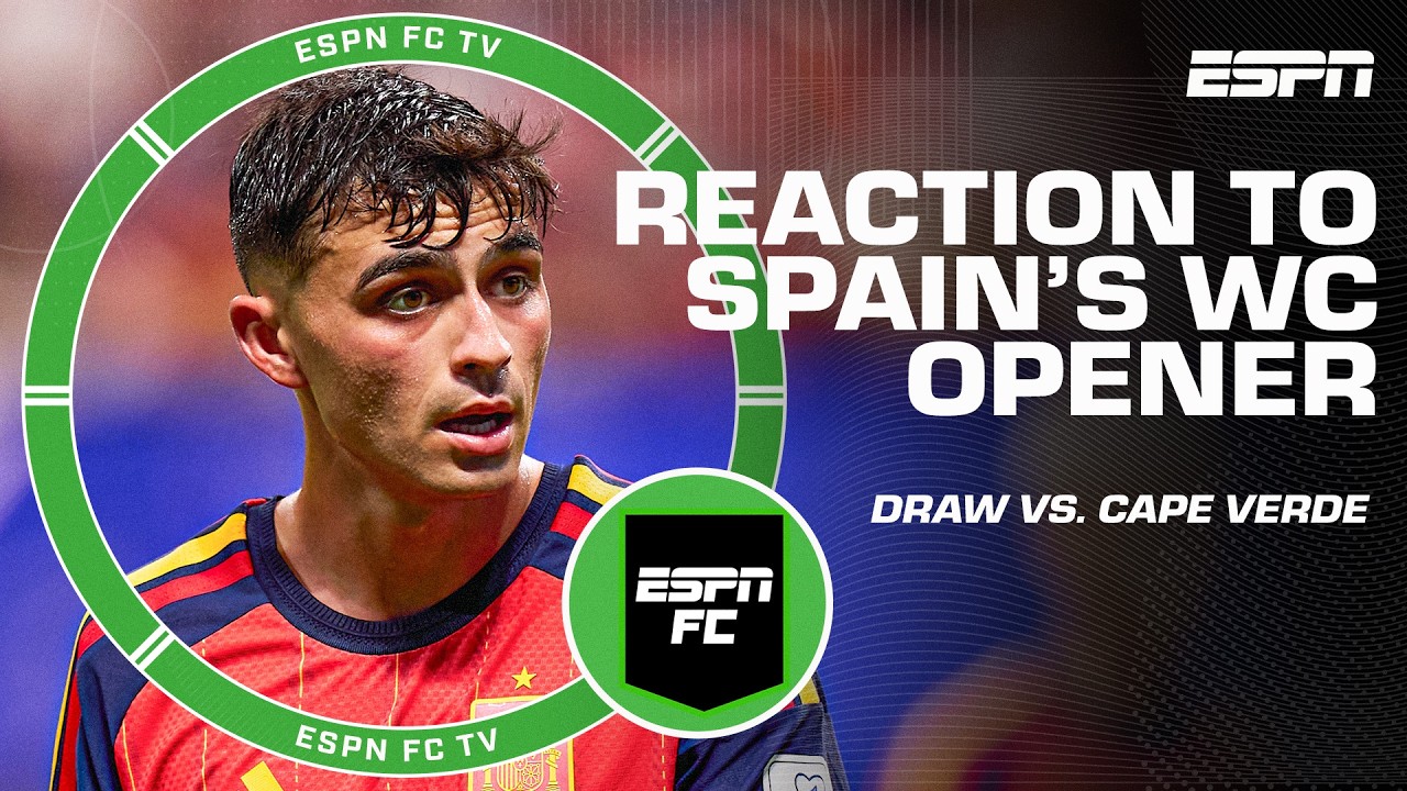 'IT WAS UNWATCHABLE!' - Ale Moreno on Spain's possessions in draw vs. Cape Verde | ESPN FC