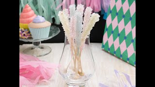 Rock Candy Sticks - A Delicious Experiment