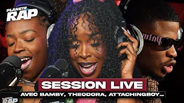 Thumbnail of SESSION LIVE avec Bamby, Theodora, Shannon, Attachingboy, Says'z & Aknose ! #PlanèteRap