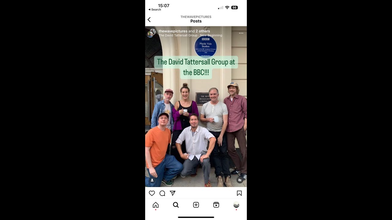 The David Tattersall Group - "Ronnie" : "Riley & Coe"  BBC  Radio 6 : October 6th 2023.