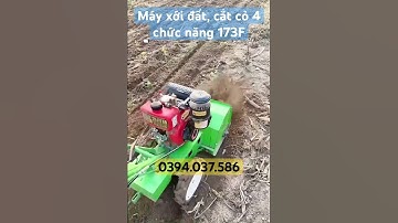 Máy xới đất, cắt cỏ trục băm 4 chức năng 173F, 178F