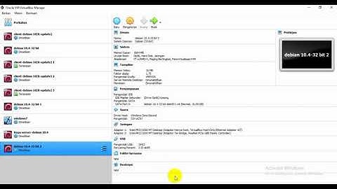 Cara menginstal LINUX DEBIAN.10 Di Virtual Box #smkypm1taman