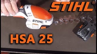 stihl hedge trimmer hsa 25