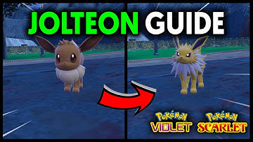 HOW TO EVOLVE EEVEE INTO JOLTEON ON POKEMON SCARLET AND VIOLET