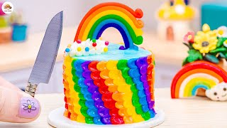 Tasty Rainbow Cake🌈1000+ Miniature Rainbow Cake Recipe🌞Best Of Rainbow Cake Ideas