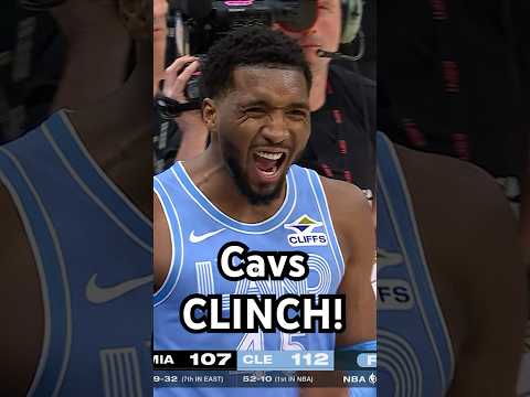 Cavs hold on for the W and clinch their playoff spot!