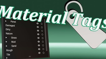 Material Tags management system - Blender Addon