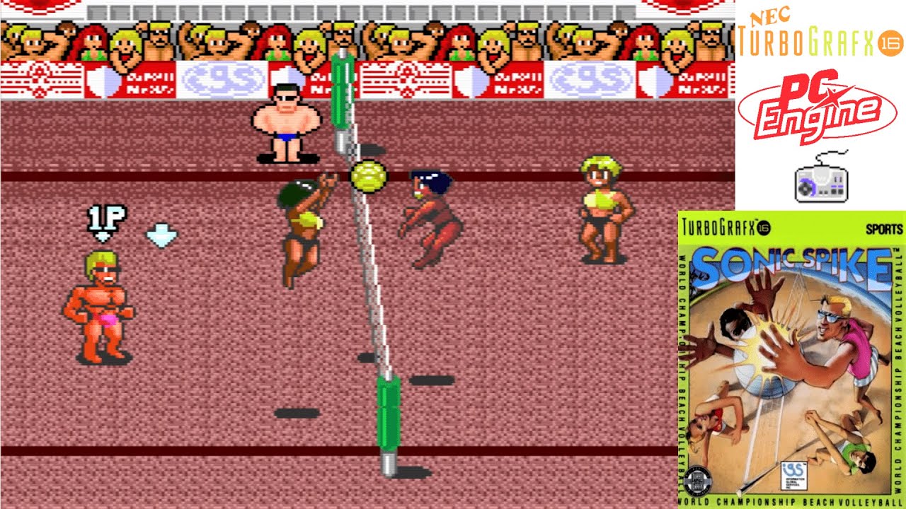 Sonic Spike World Championship Beach Volleyball (1990) NEC TurboGrafx