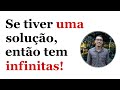 As infinitas soluções de uma equação diofantina