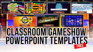 Classroom Game Show Activity using Microsoft PowerPoint | FREE TEMPLATE