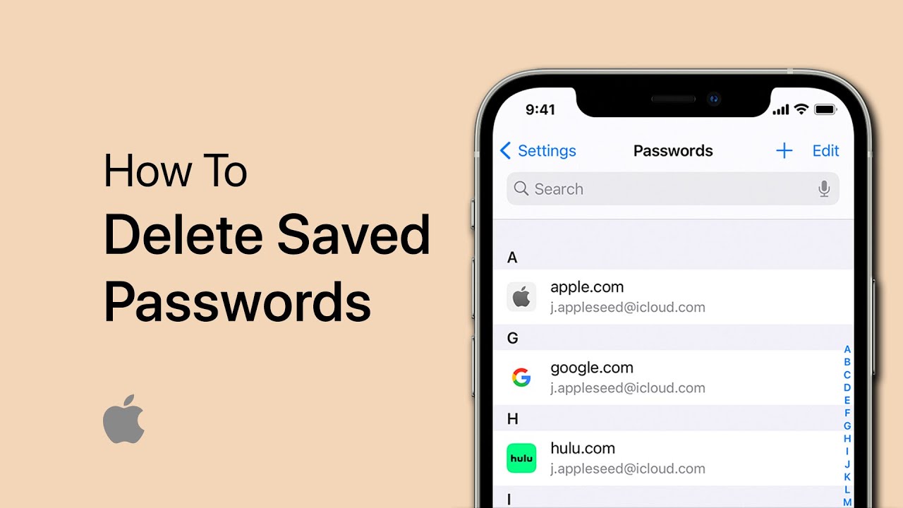 Passwords on iPhone