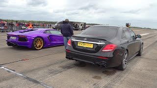 : Mercedes-AMG E63 S 4Matic+ vs Lamborghini Aventador