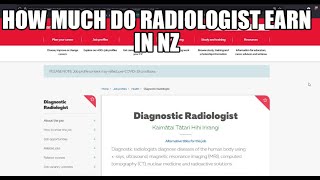 How much do radiologist earn in New Zealand