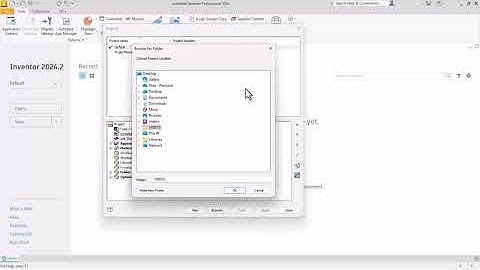 Lesson 1 - Setting up a Project - Autodesk Inventor