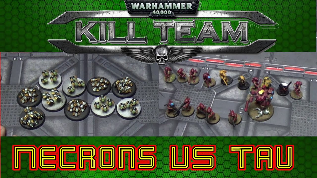 Necrons Dark Harvest Vs Tau kill team battle report / batrap, gw, 200 points