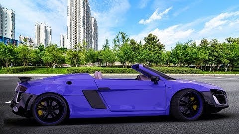 Audi R8 Modeling Tutorial Part 1