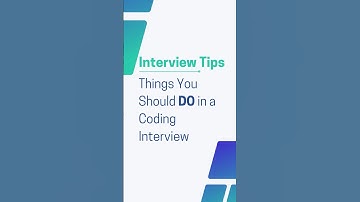 Things you should DO in a Coding Interview #coding #interview
