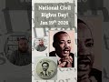 National Civil Rights Day - Jan 19th 2026 #ephemera