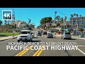 [4K] PACIFIC COAST HIGHWAY - Driving Monarch Beach to Laguna Beach to Newport Beach, California, 4K