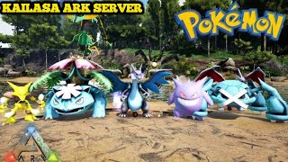 Kailasa Ark Server Gameplay In Tamil | Pokemon Mod | Taming Pokemon In Ark | Jinesh Gaming | Part-1