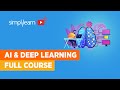 Artificial Intelligence And Deep Learning Full Course | Artificial Intelligence Course | Simplilearn