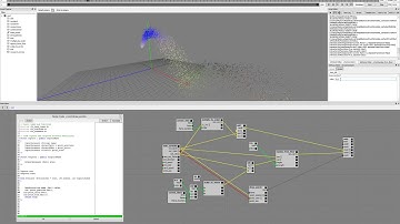 node editor with c++ jit code inside with ogl viewport