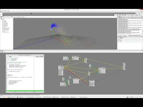 node editor with c++ jit code inside with ogl viewport