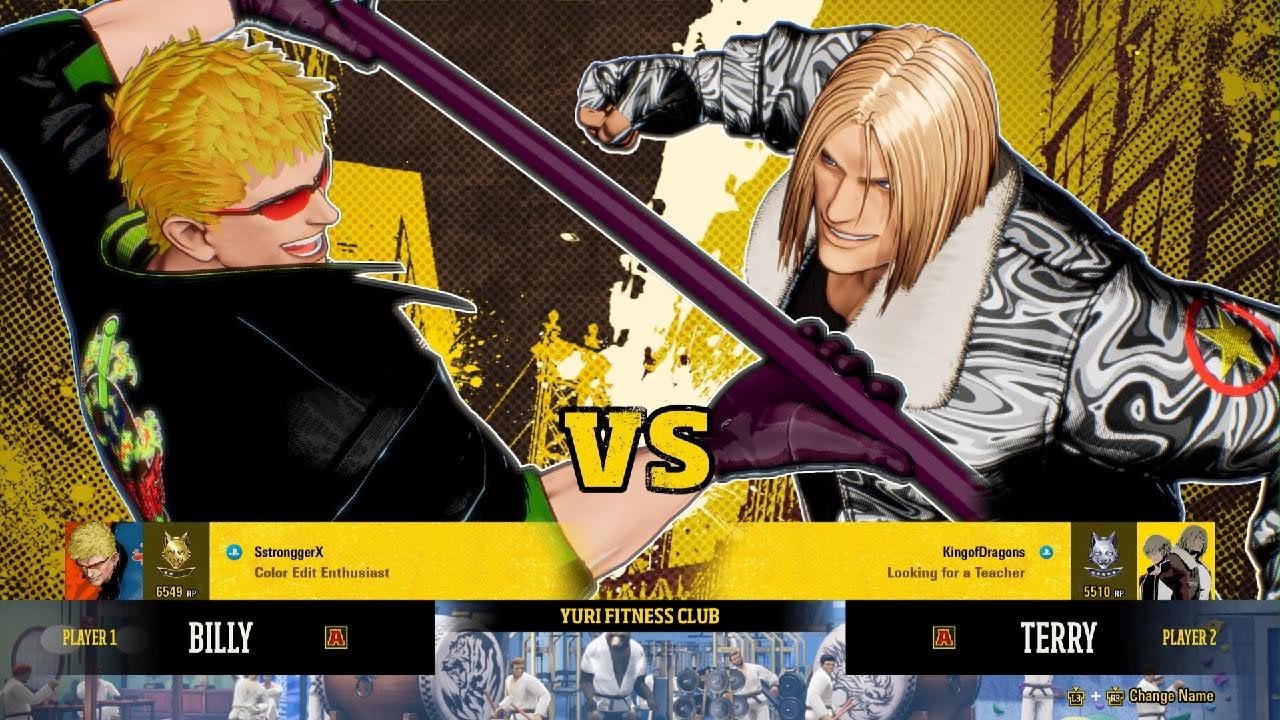 Billy vs Terry FATAL FURY: City of the Wolves