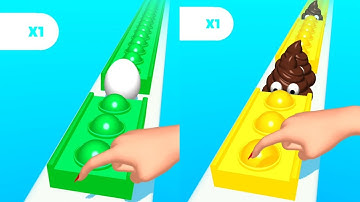 Pop Run! Very satisfying and relaxing sounds ASMR slicing game