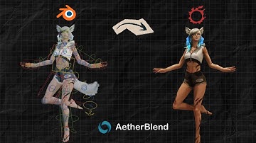 AetherBlend - How to get your custom Blender Animations into FFXIV