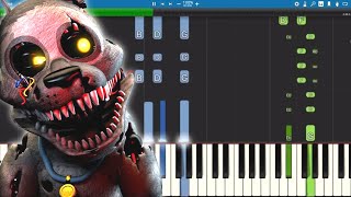 FNAF - Fetch Song - Piano Tutorial - Dawko & DHeusta