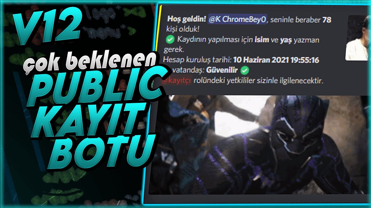 TRNİN EN GELİŞMİŞ PUBLİC KAYIT BOTU ALTYAPISI😱