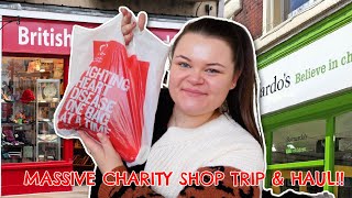 let's go shopping; CHARITY SHOP EDITION AND HAUL OF THE STUFF I BOUGHT!!