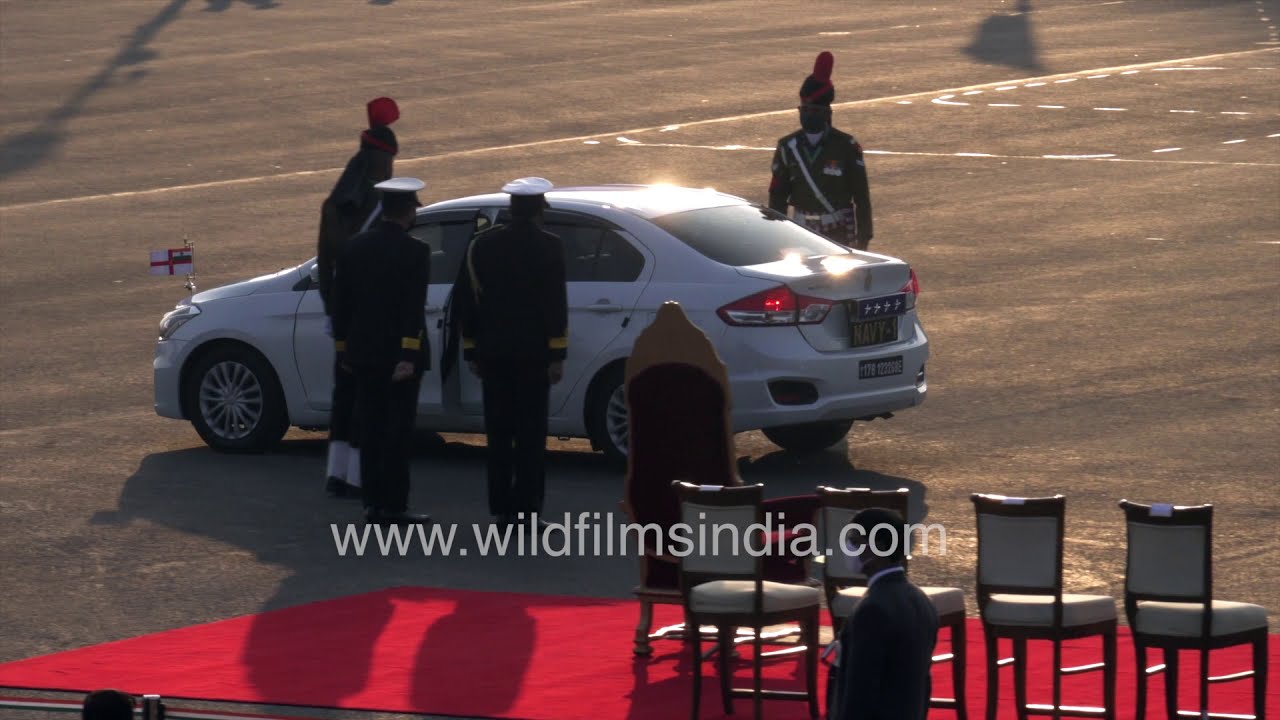Beating of Retreat 2021 || President Ram Nath Kovind, PM Narendra Modi in stretch Merc, Range River