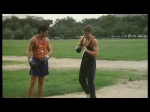 Kickboxer: Kurt and Eric train.