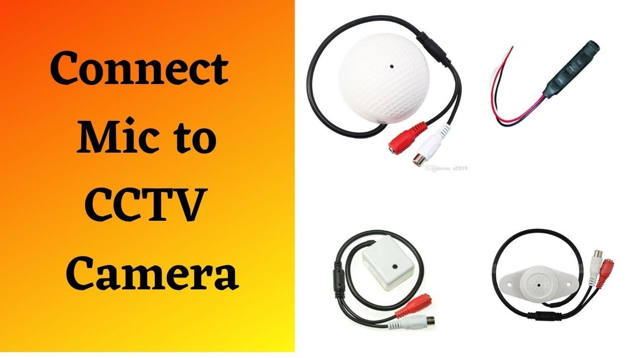 cctv audio mic installation