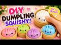 Testing the viral dumpling squishy trend 🥟 | how to make dumpling squishy | crunchy stress ball
