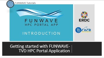 FUNWAVE HPC Portal Application: Introduction