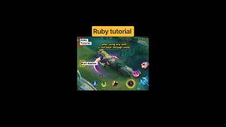 Ruby combo tutorial #mlbbruby #mlbbxaspirants #mlbbtutorial #MLBBCreator #MLBB10TH #ALLINMLBB