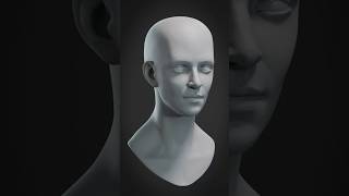 Blender Speed Sculpt Timelapse: Female Face (Sphere to Head, 90 Minutes) #blender #blendersculpt