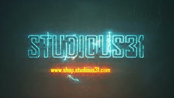 Neon Electric Grunge Logo Intro After Effects Template - Studious31 Neon AE Template Download