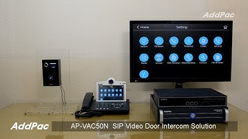 AP-VAC50N  SIP Video Door Intercom Solution Phone(SIP 비디오 도어 인터컴 솔루션)