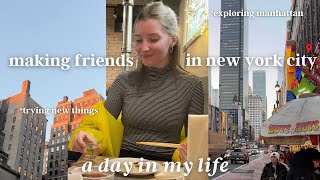 A *SOCIAL* day in my life living in New York City. Vlogmas day 15.