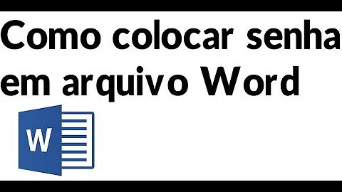 Como travar um documento do Word?