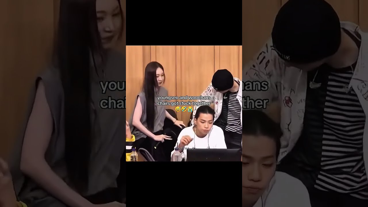 Youngseo And Woochan S Chairs Got Stuck Together Alldayproject Shorts Kpoo