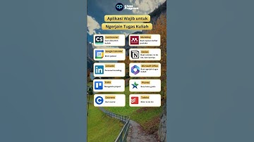 Aplikasi wajib untuk ngerjain tugas kuliah