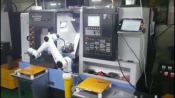 Elfin collaborative robots—CNC pick  and place