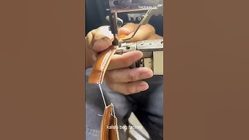sew shoulder straps for the bags.#bags #straps #sewing #producing #bagfactory #kaishibagfactory