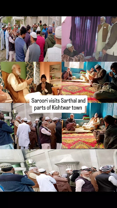 Saroori visited Sarthal and few areas in Kishtwar town #kishtwar #saroori #gmsaroori #sarthal